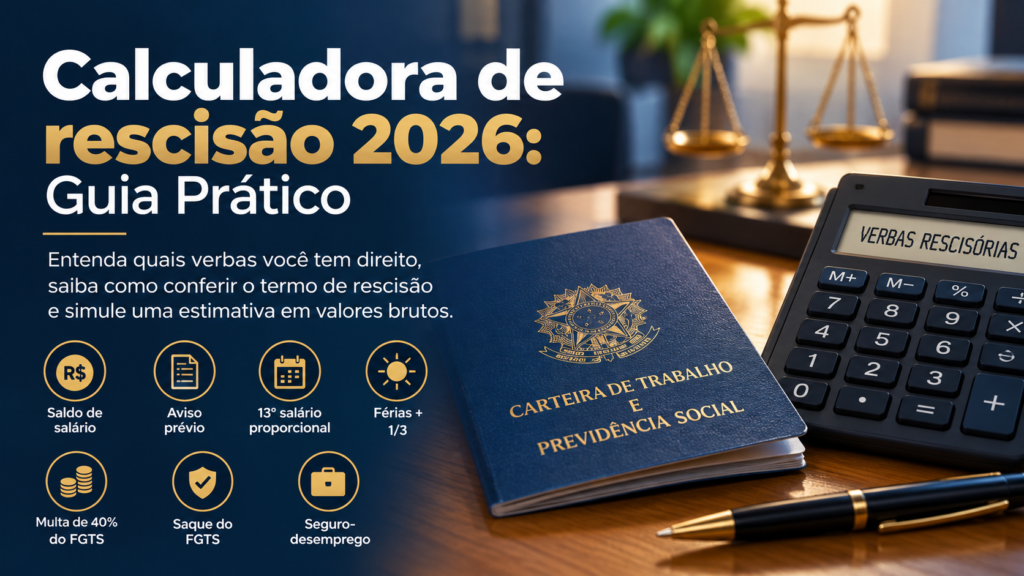 Calculadora de Verbas Rescisórias: GUIA PRÁTICO 2026