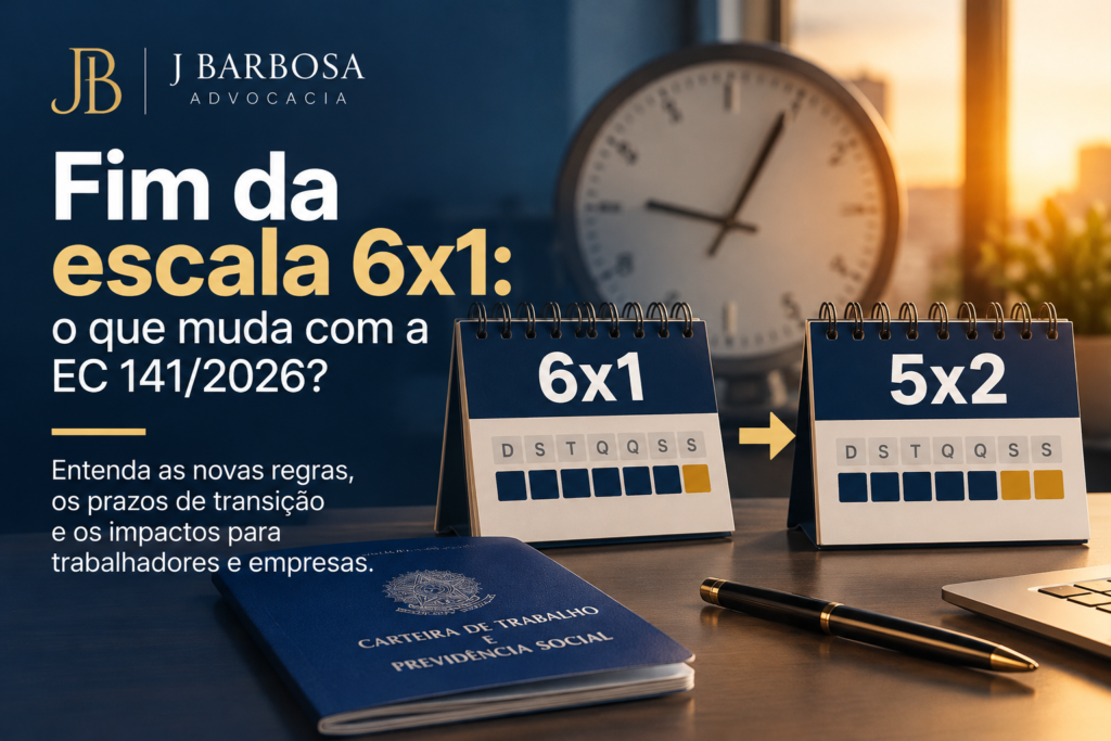Fim da escala 6×1: o que muda com a EC 141/2026. Guia Prático.